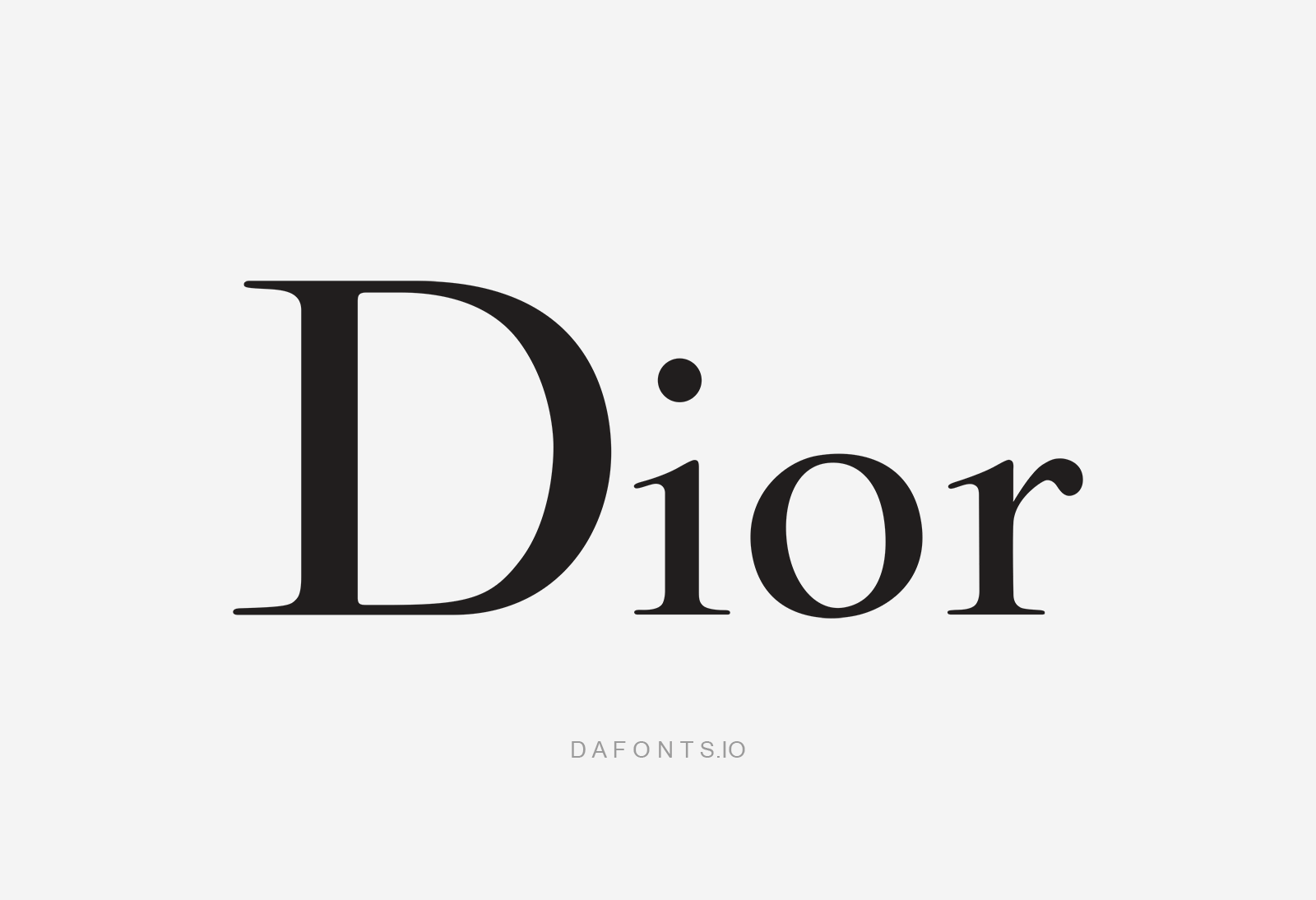 Dior Font