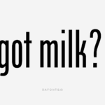 Got-Milk-Logo-Font