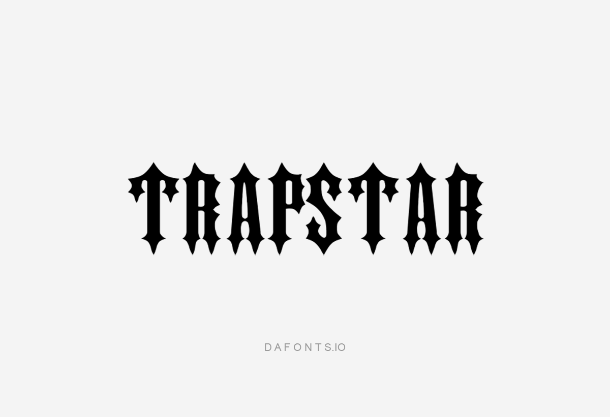 Trapstar-Logo-Font