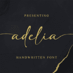Adelia Calligraphy Font