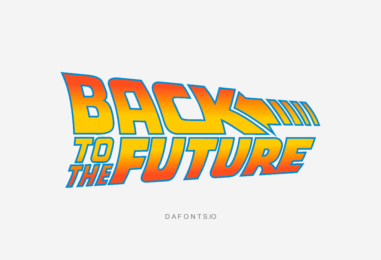 Back to the Future Font
