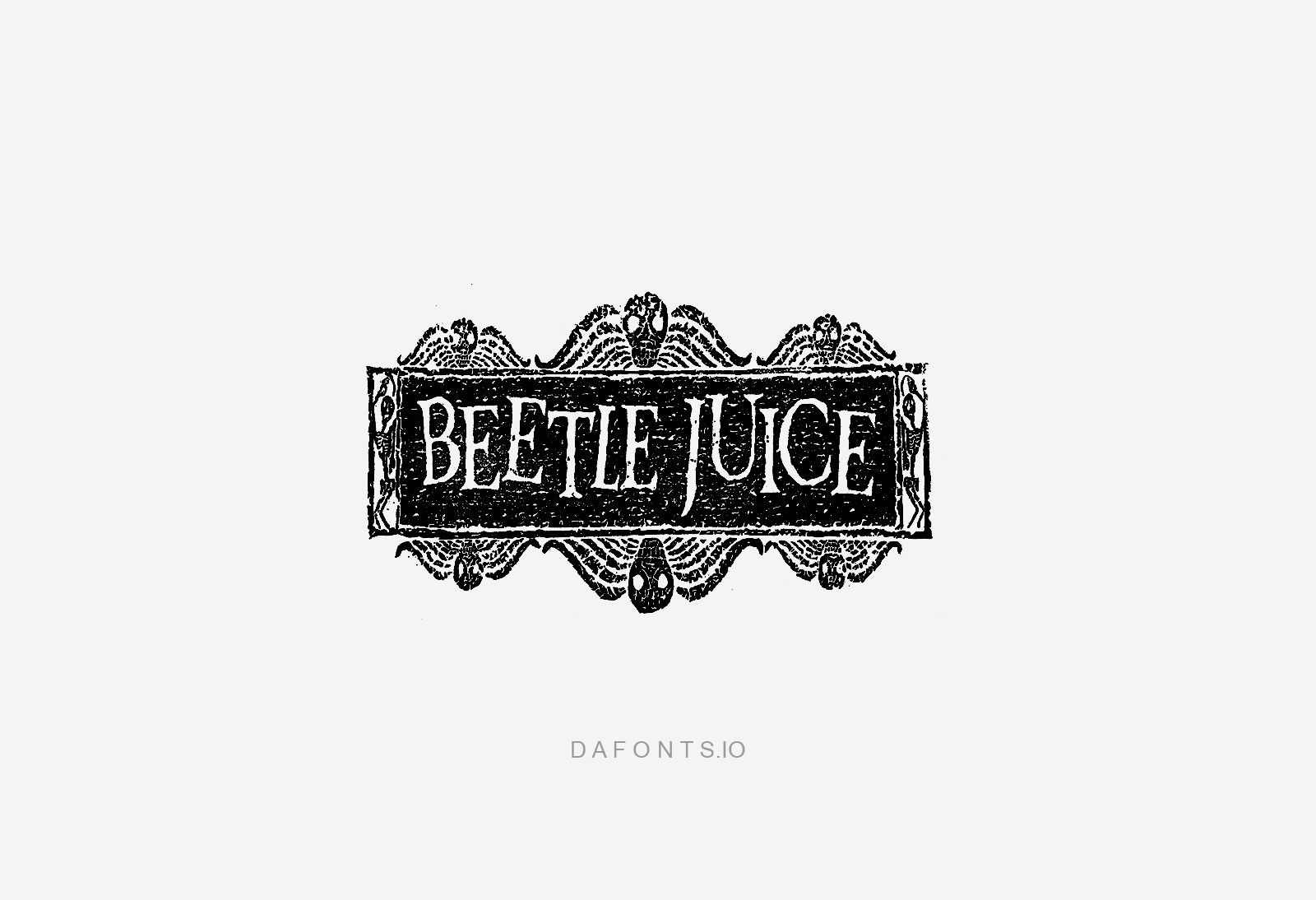 Beetlejuice Font