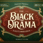 Black Drama Vintage Font -1