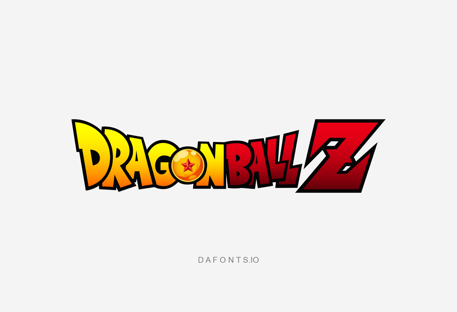 Dragon Ball Z Font