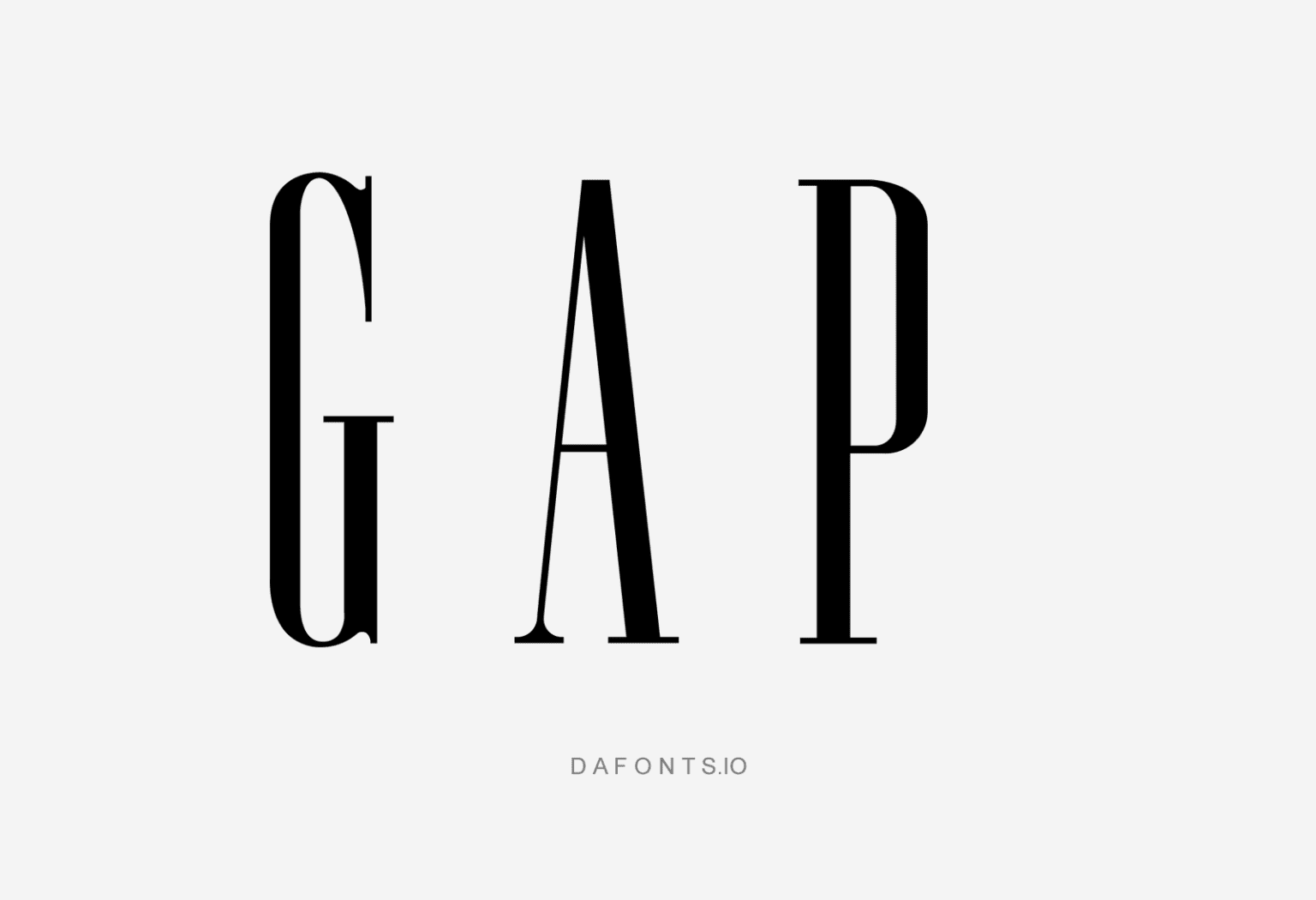 Gap Font - Dafonts