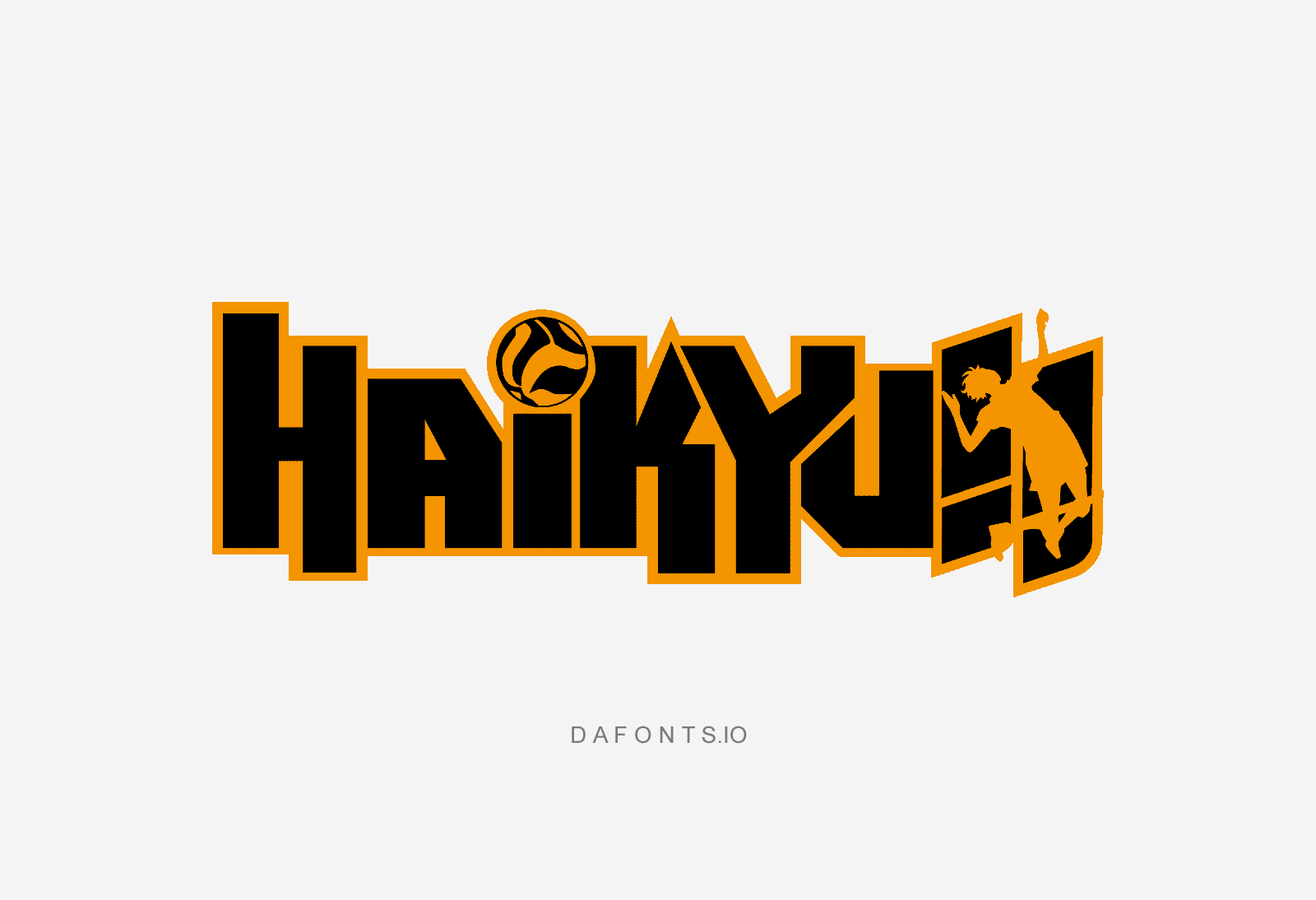 Haikyu Font