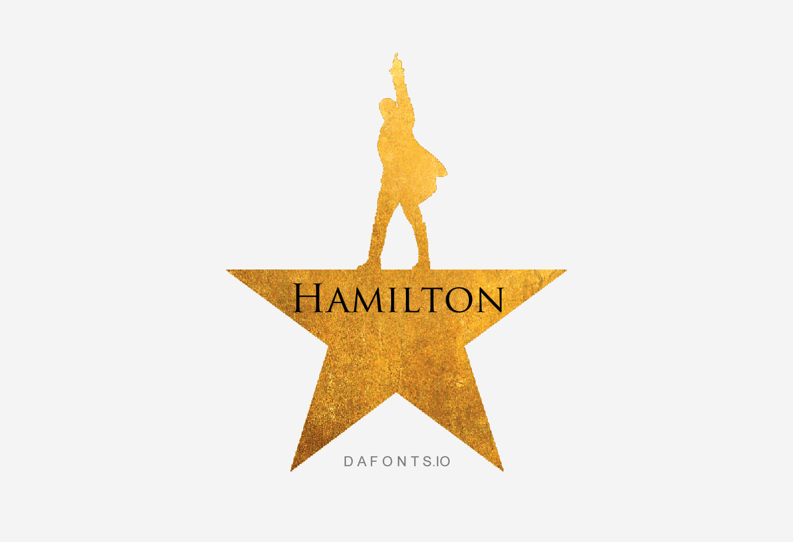 Hamilton (musical) Font