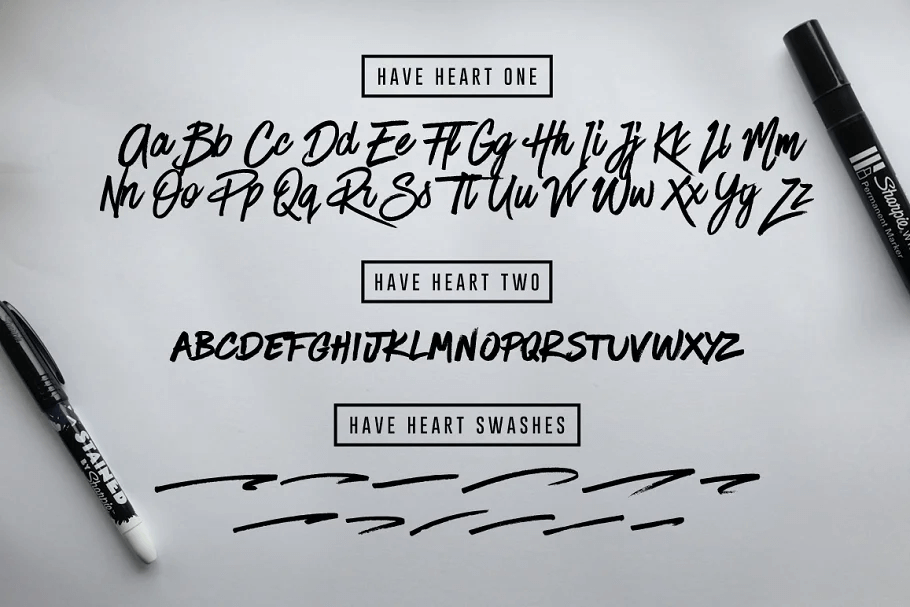 Have Heart Brush Font -3