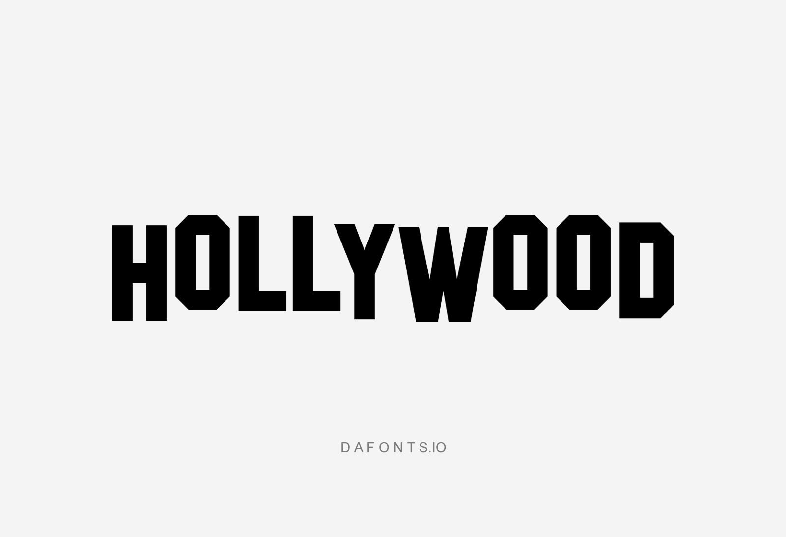 Hollywood-Logo-Font