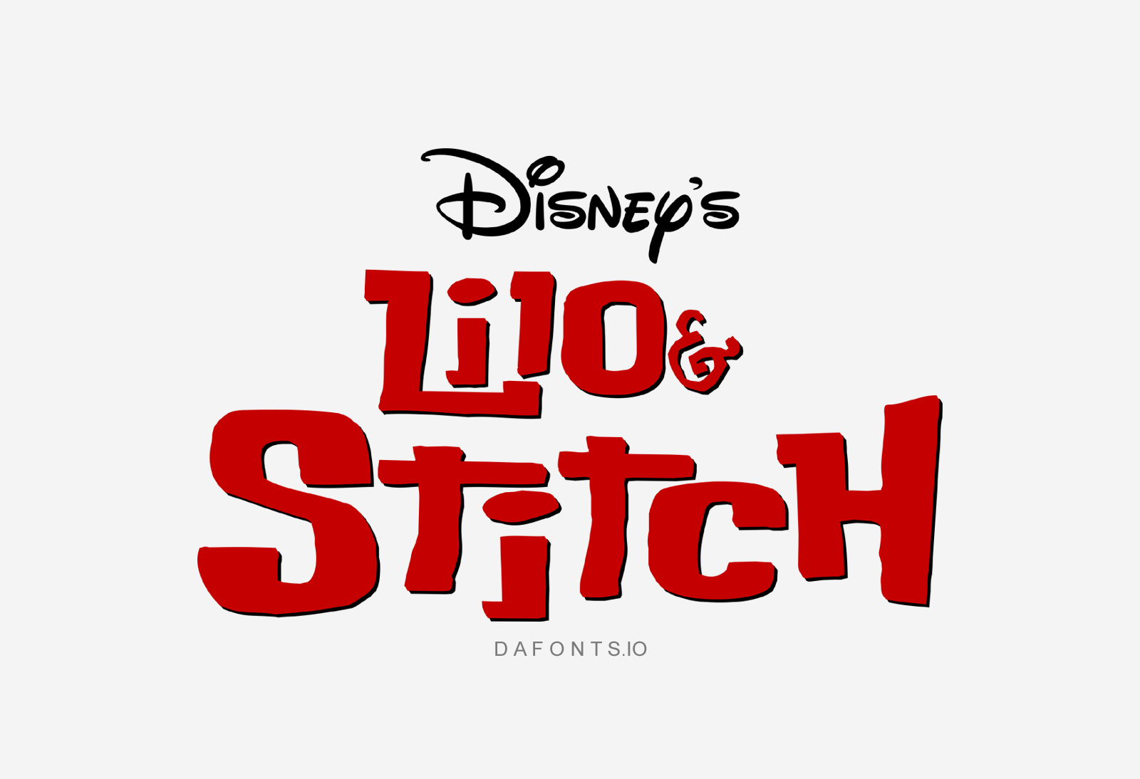 Lilo & Stitch Font