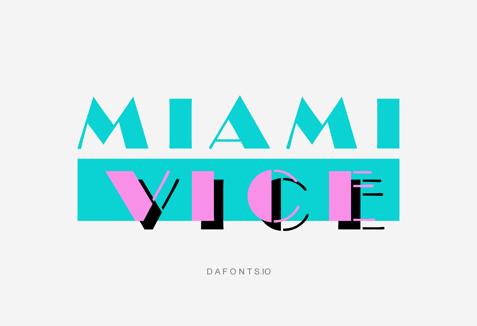 Miami Vice Font