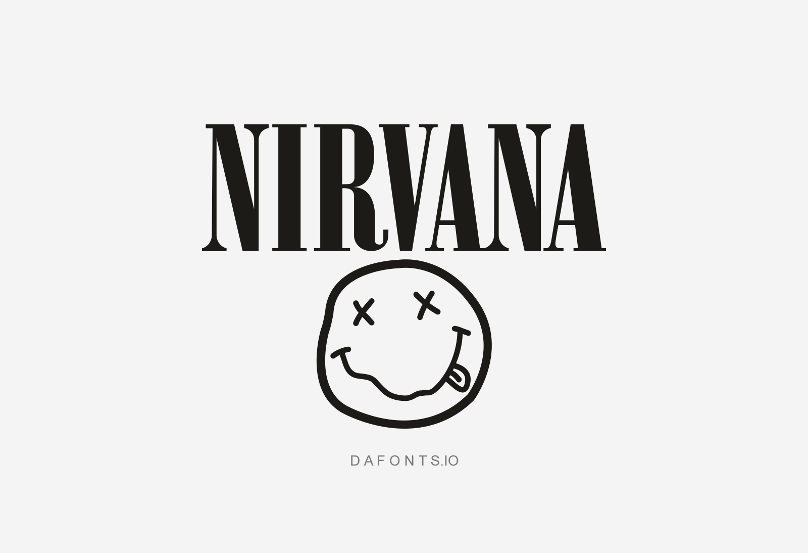 Nirvana-Logo-Font