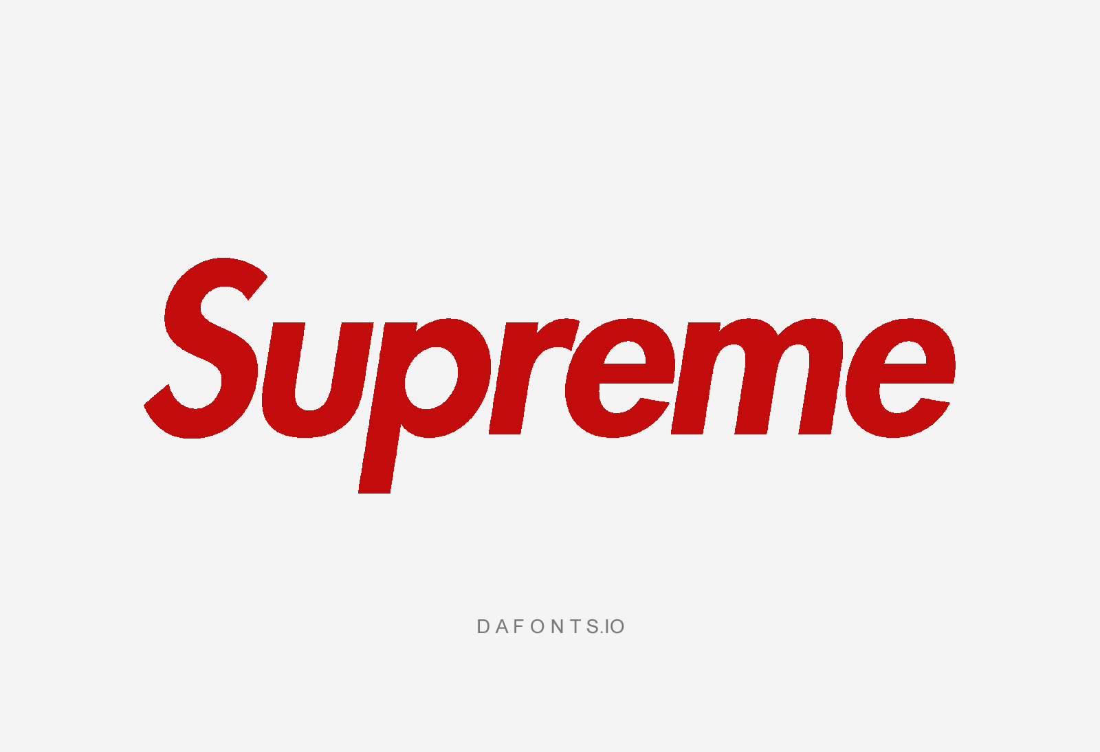 Supreme-Logo-Font