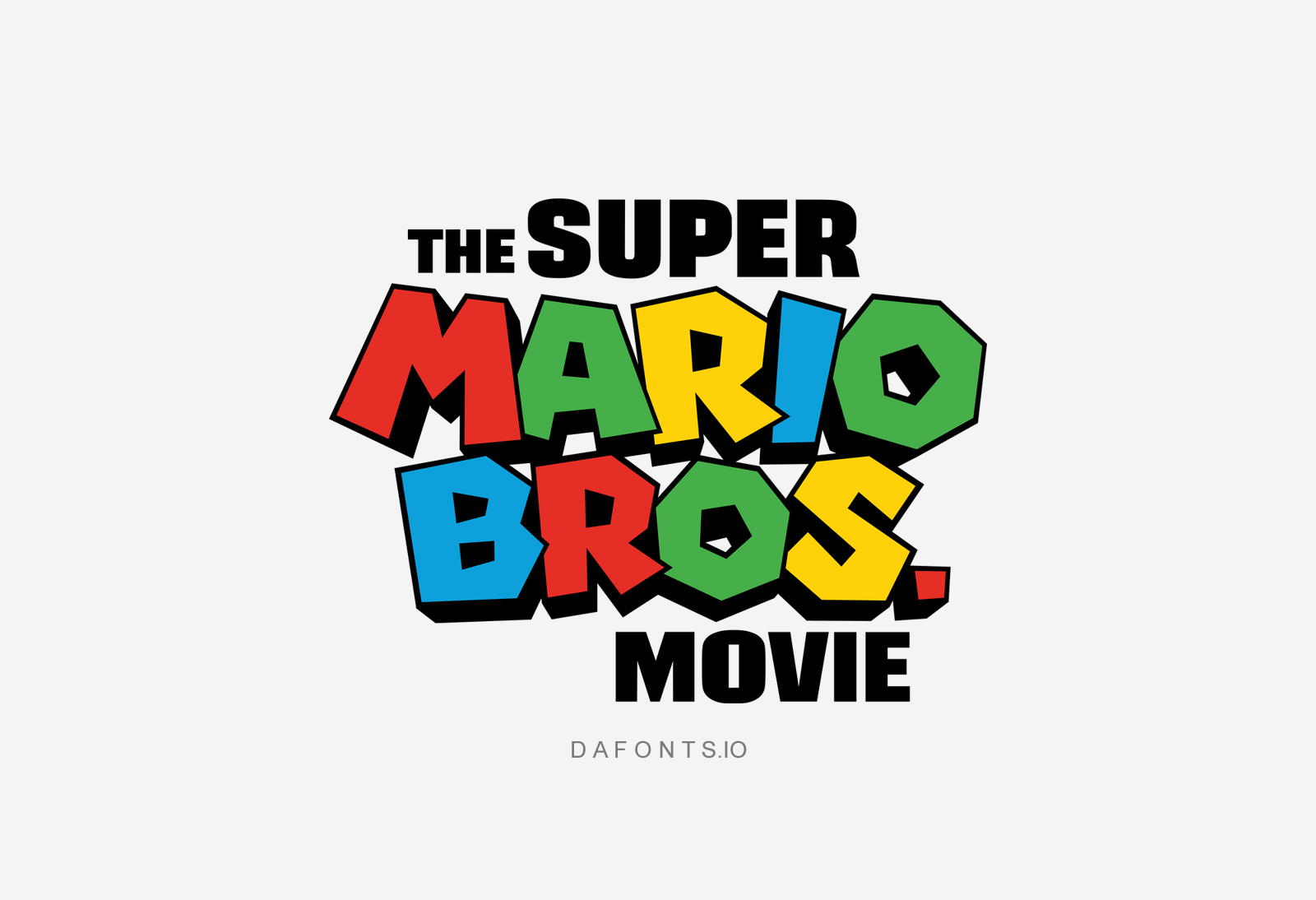 The Super Mario Bros. Movie Font