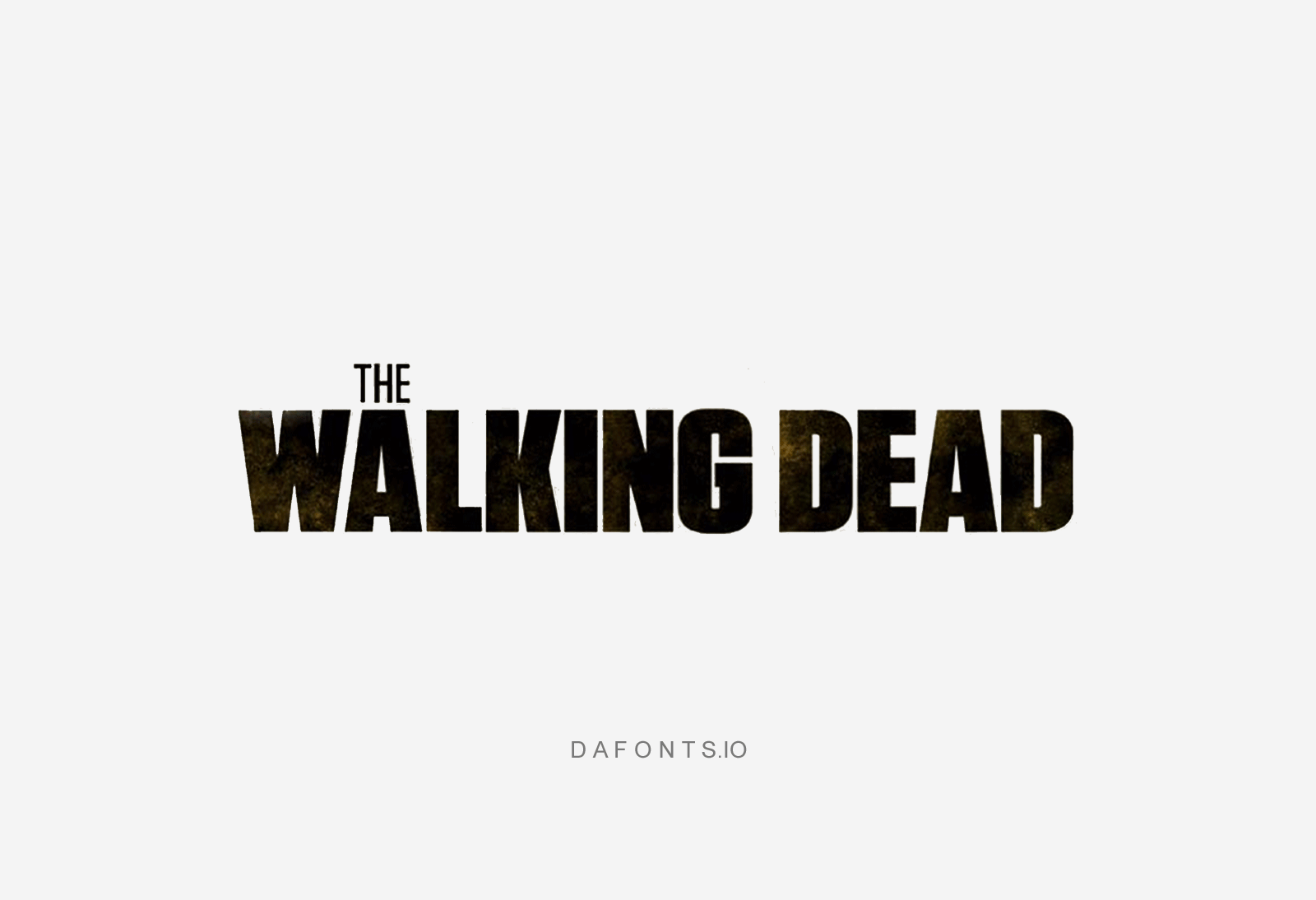 Walking Dead Font