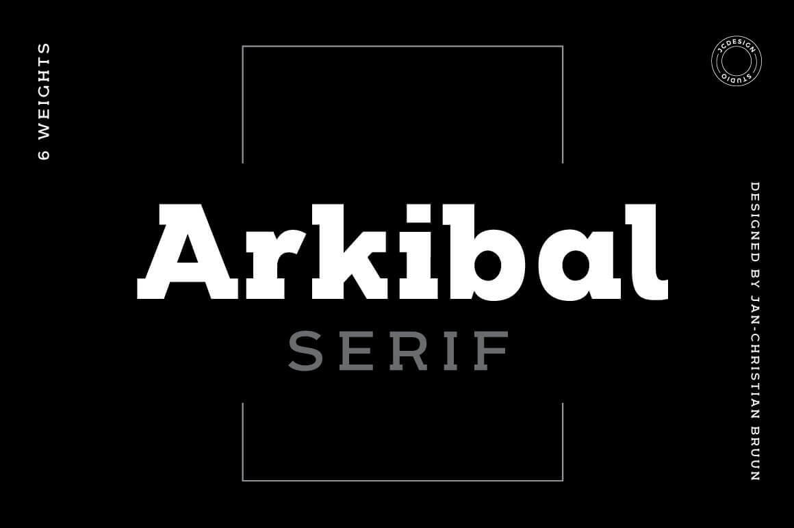 Arkibal Serif Font