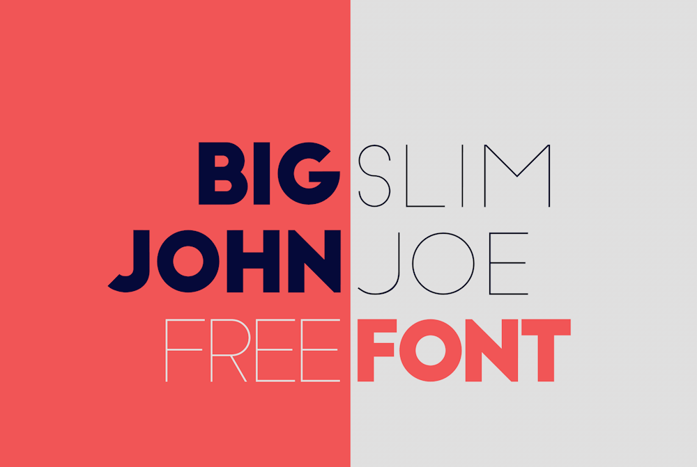 Big John / Slim Joe Font