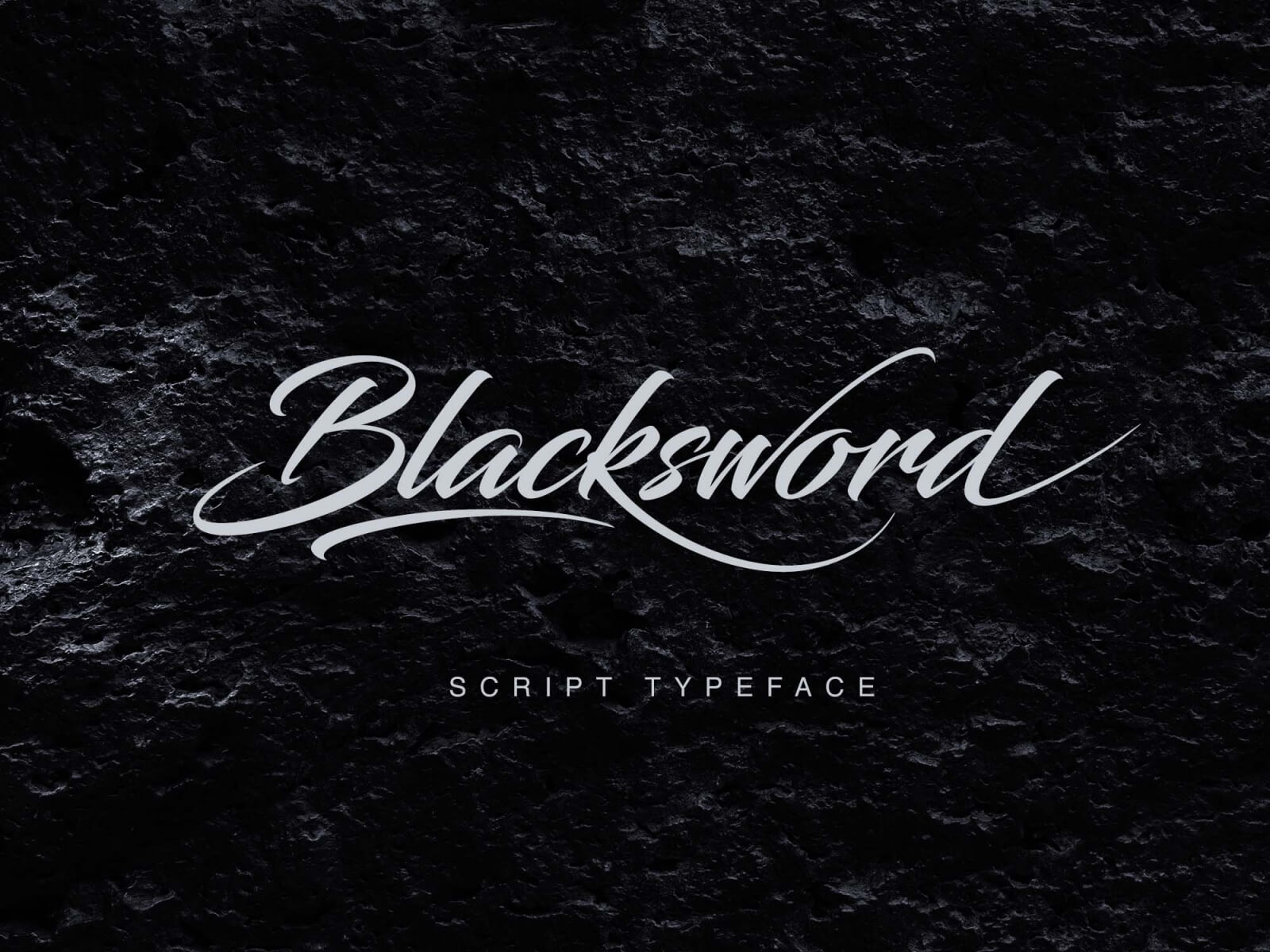 Blacksword Calligraphy Font -1