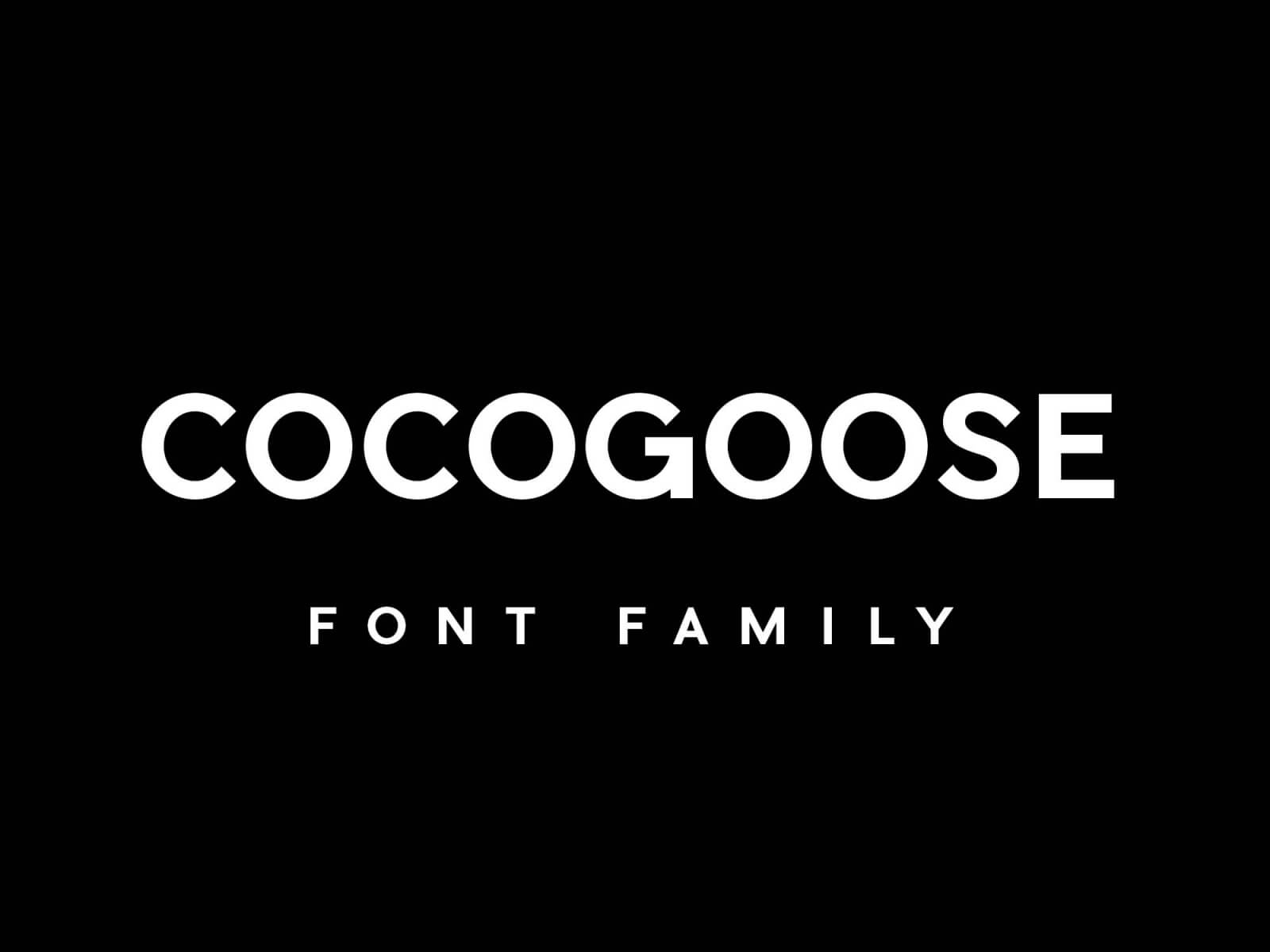 Cocogoose Sans Serif Font -1