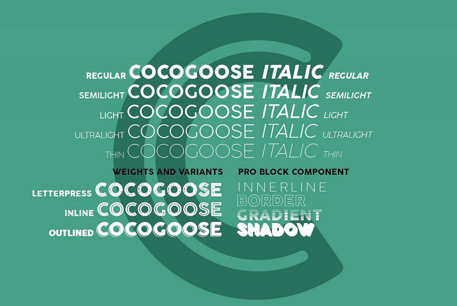 Cocogoose Sans Serif Font -2