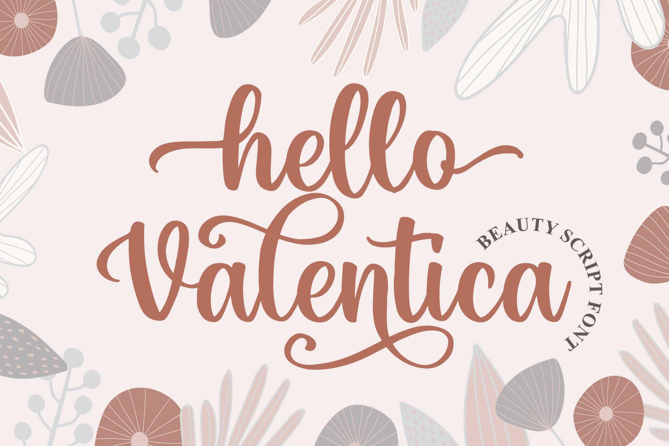 Hello Valentica Calligraphy Font-1