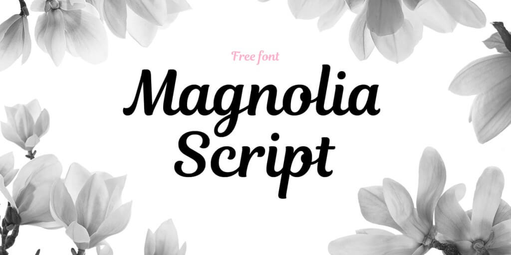Magnolia Script Font - Dafonts