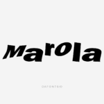 Marola Fancy-Font