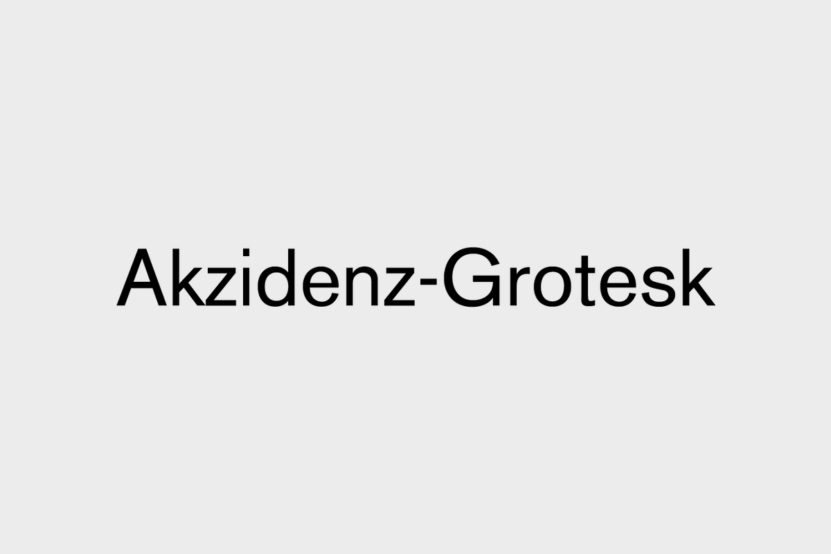 Akzidenz Grotesk Font - Dafonts