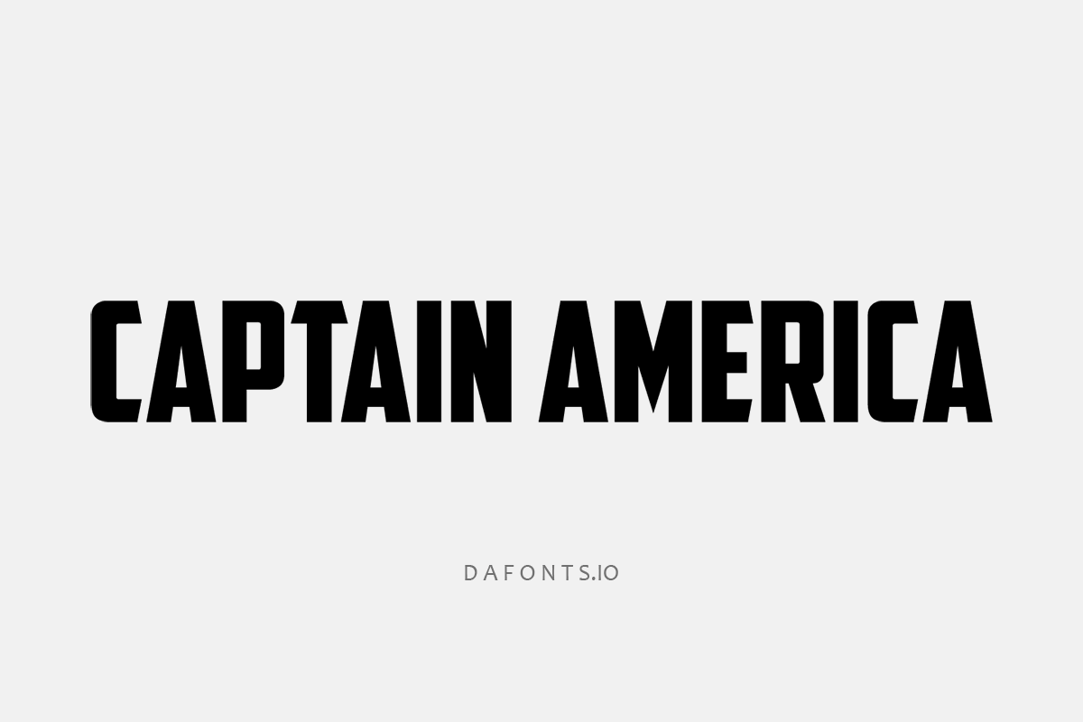 American Captain Font