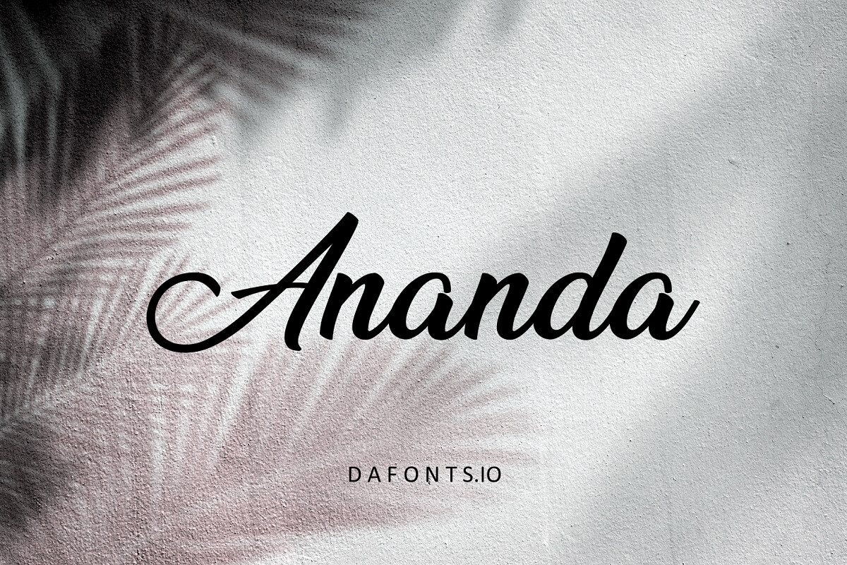 Ananda Font