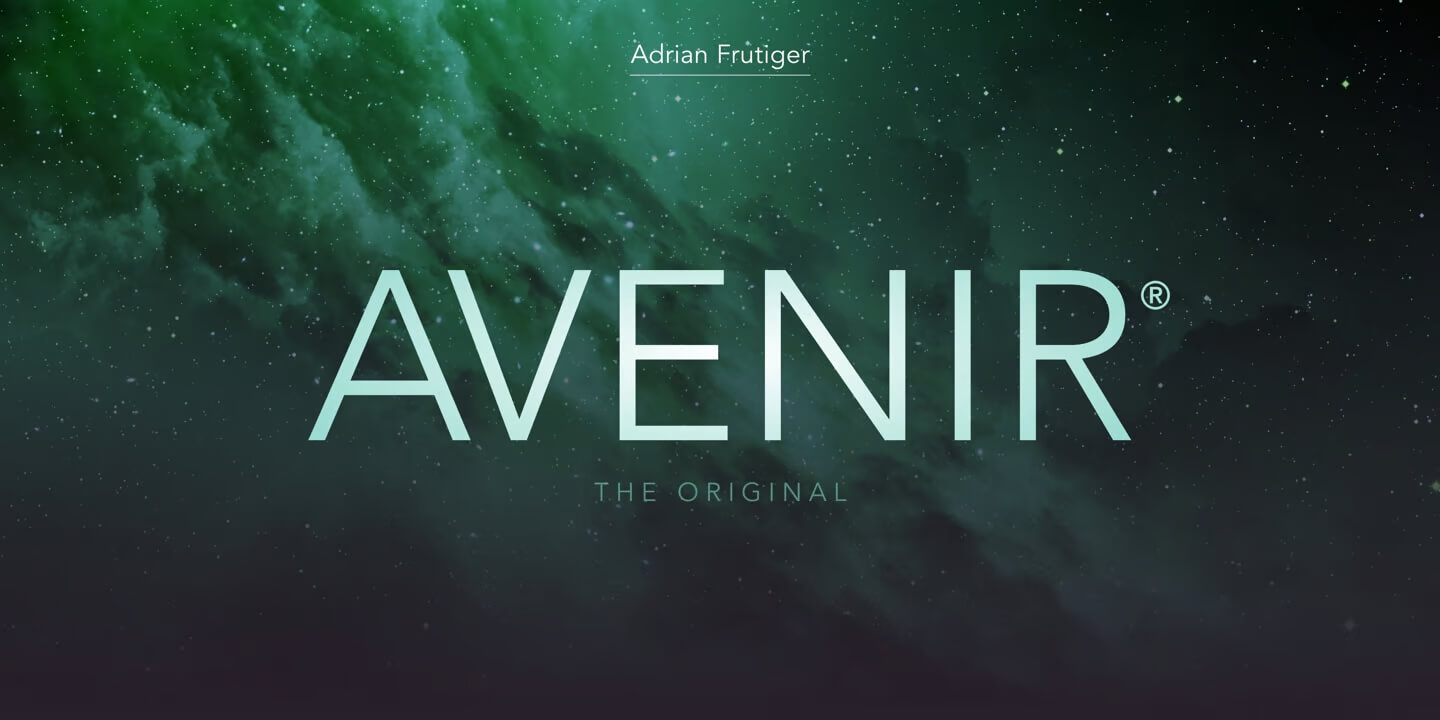 Avenir Font 1