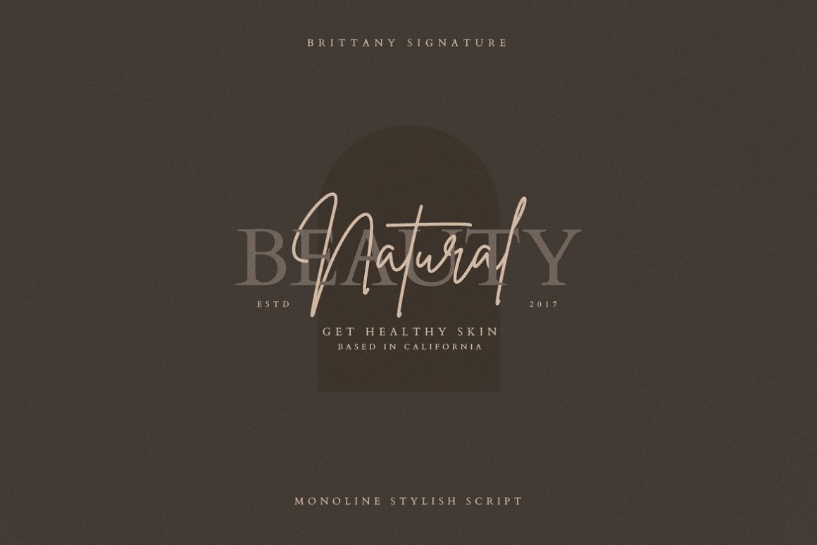 Brittany Signature Font -2