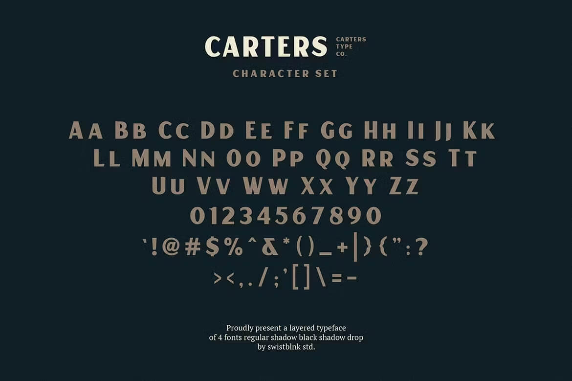 Carters-Layered-Font-3