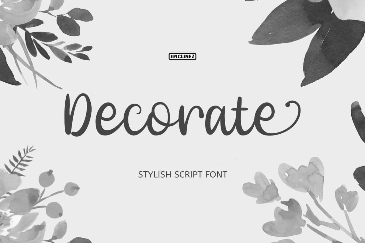 Decorate Font -1