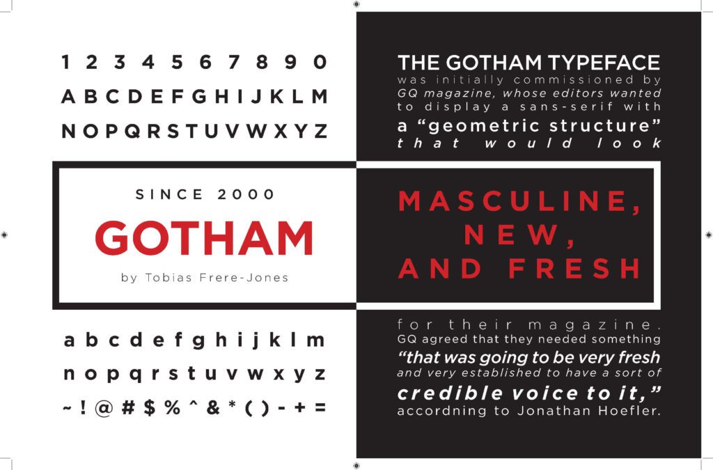 Gotham Font - Dafonts