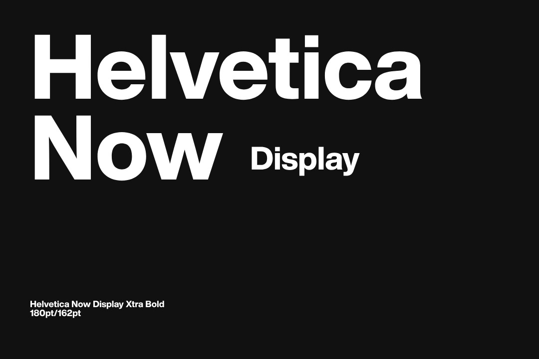 Helvetica Now Display Font