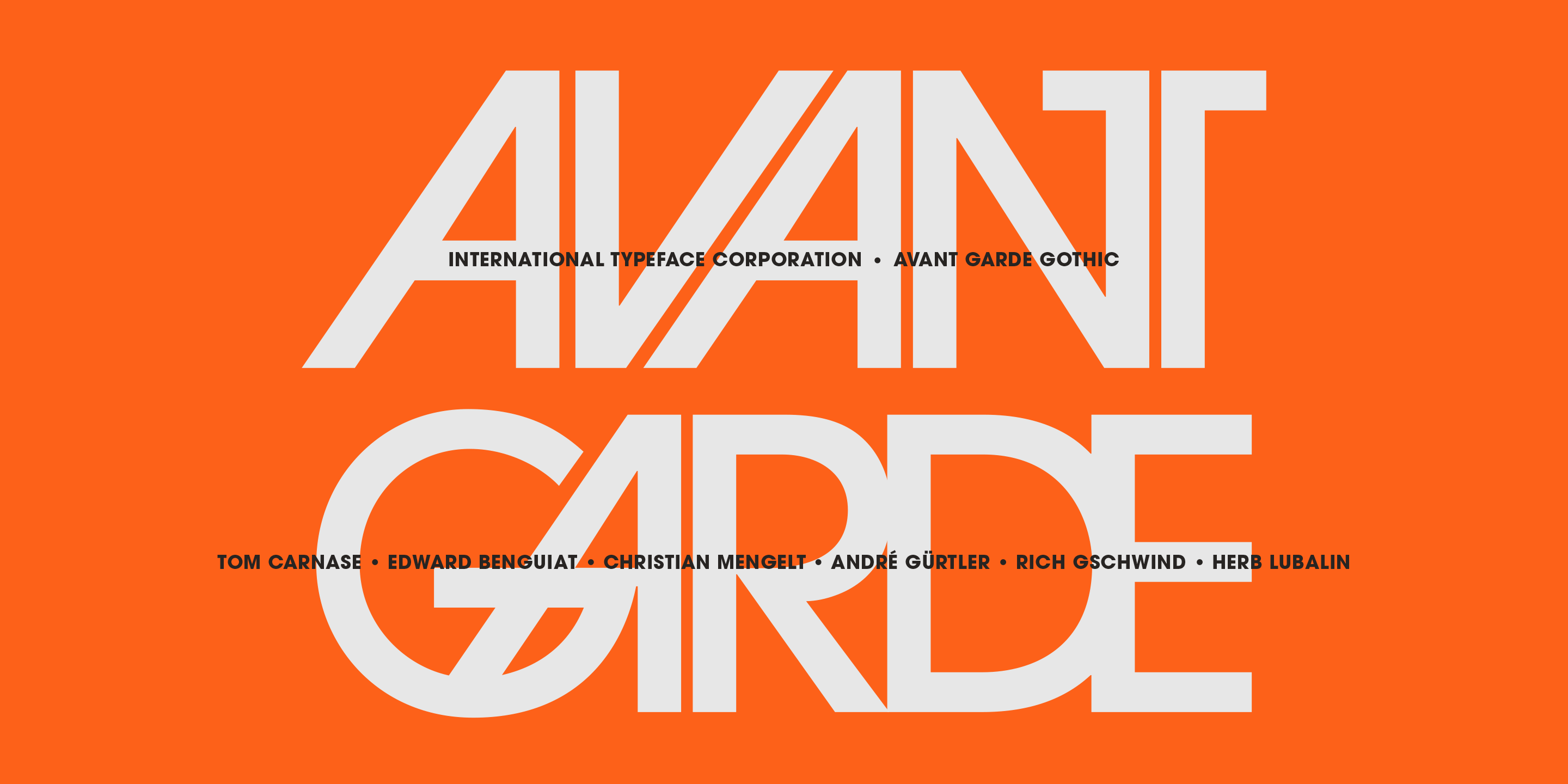 ITC Avant Garde Gothic Font -1