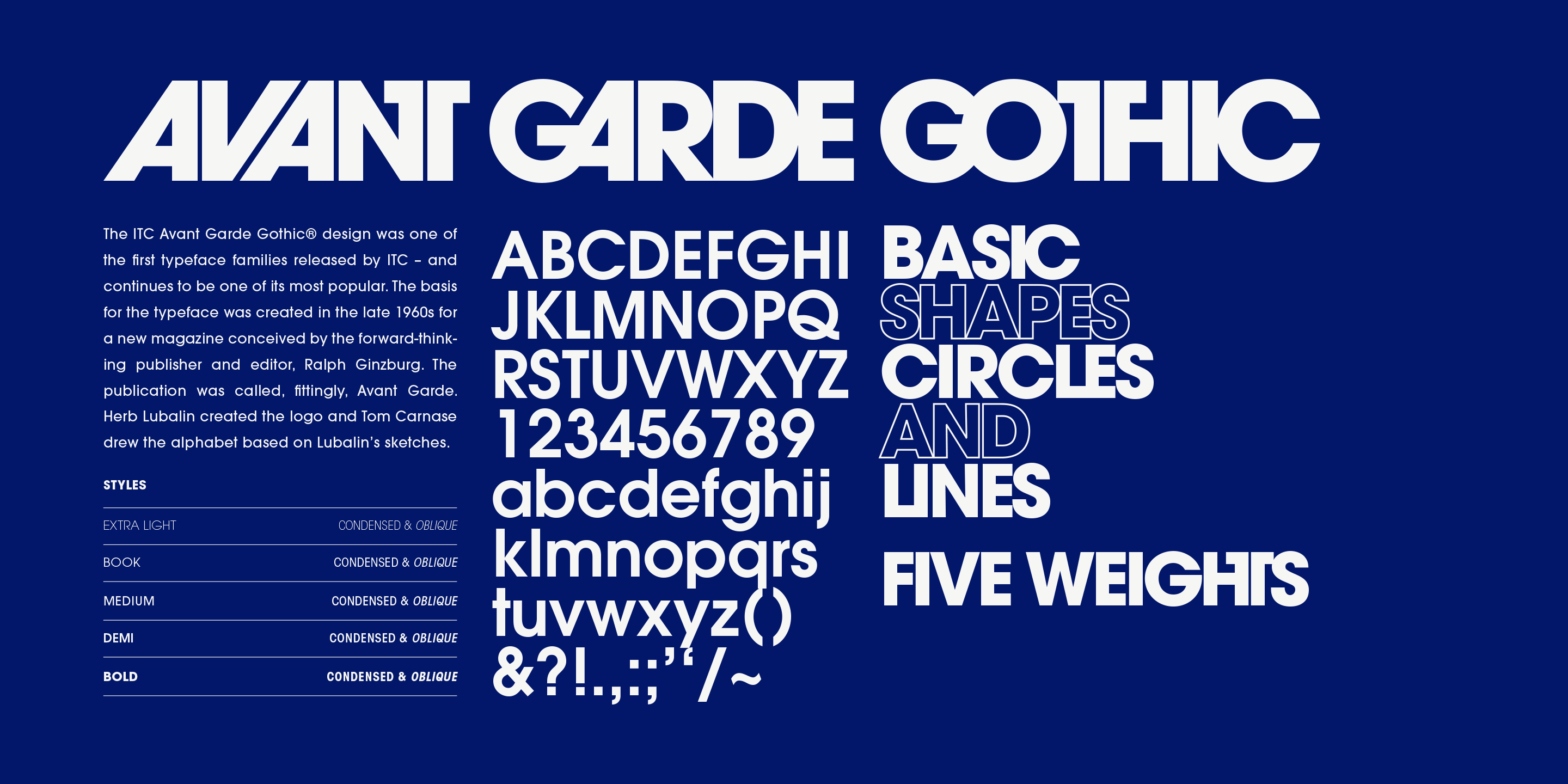 ITC Avant Garde Gothic Font -3