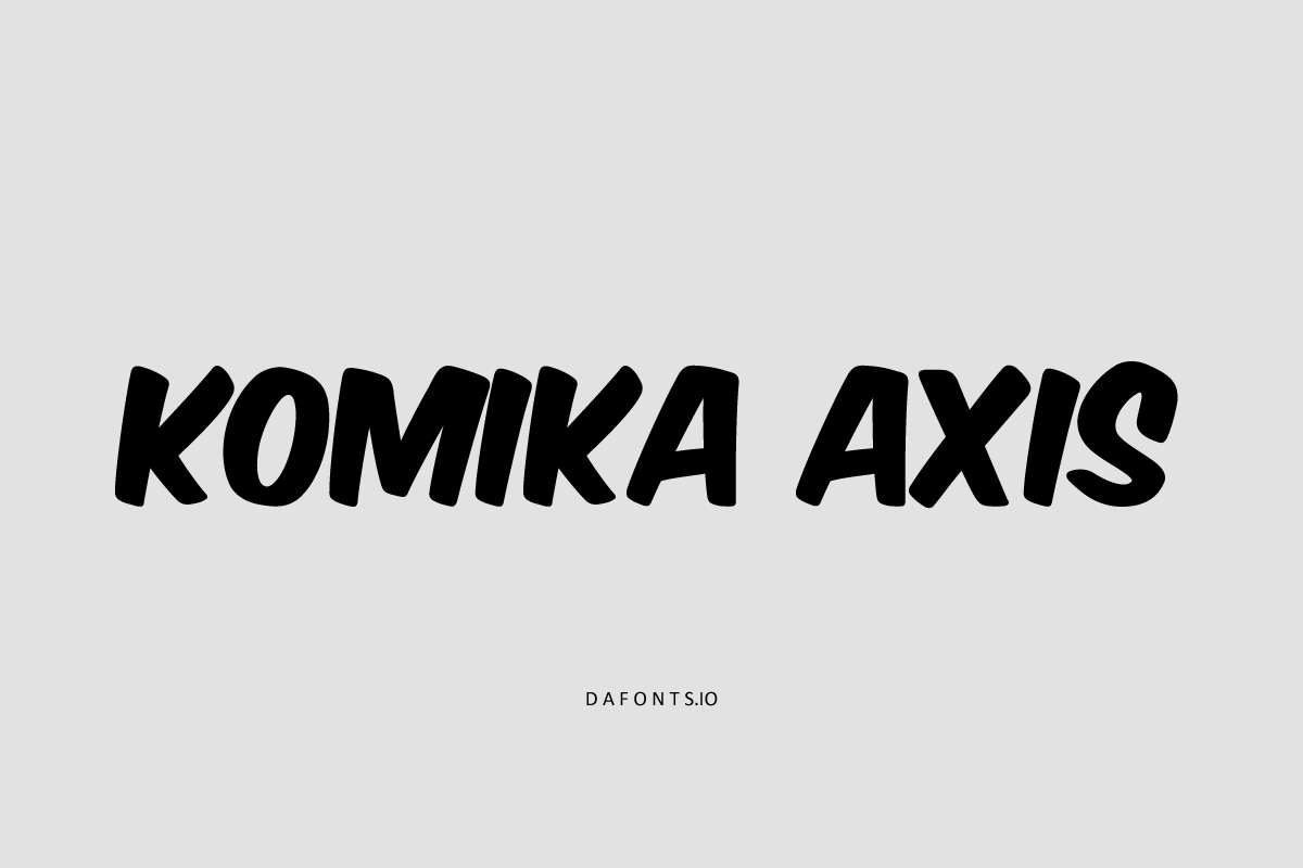 Komika Axis Font