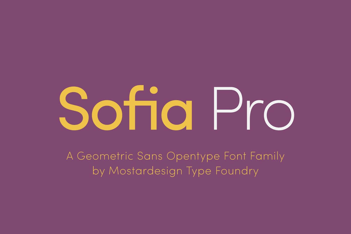 Sofia Pro Font