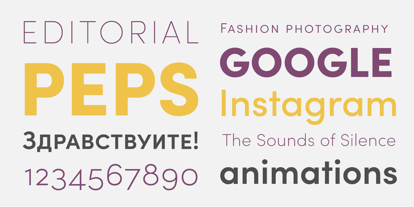 Sofia Pro Sans Font Family 2