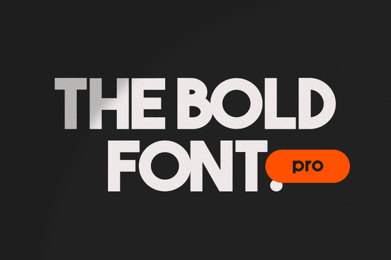 The Bold Font