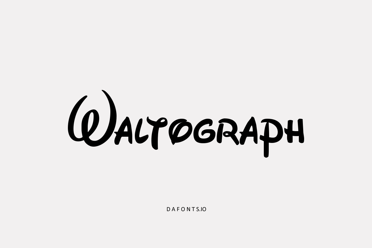 Waltograph-Display-Font