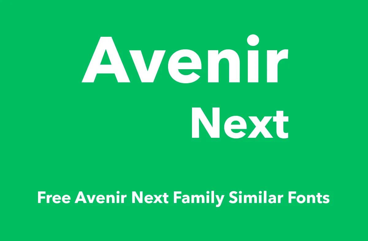 Avenir Next Font