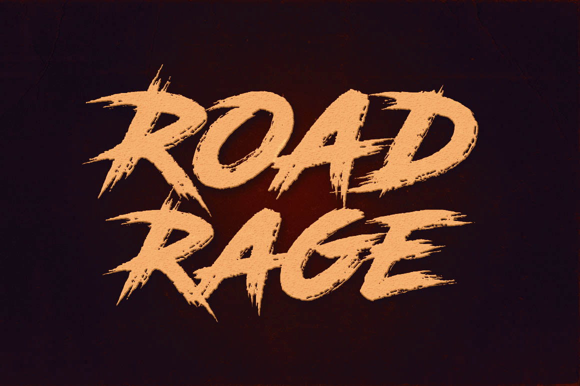 Road Rage Font