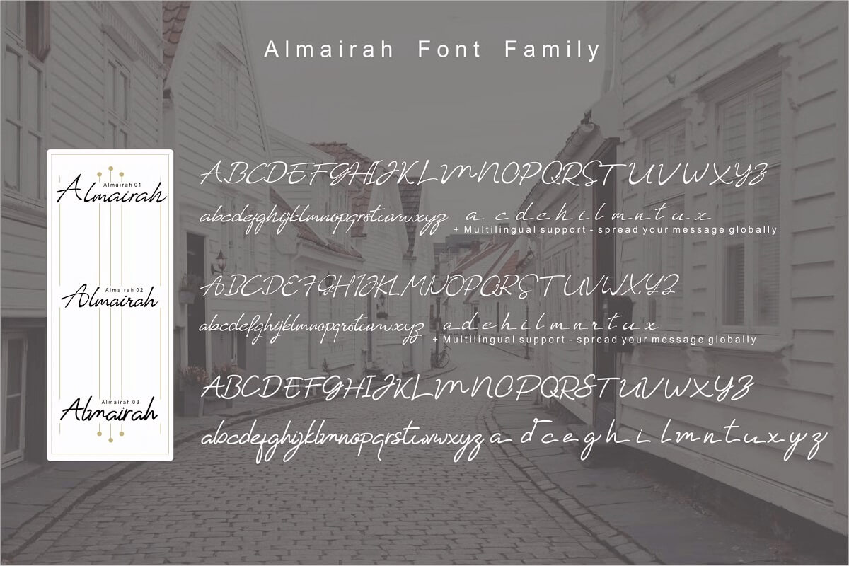 Almairah Handwritten Font 3