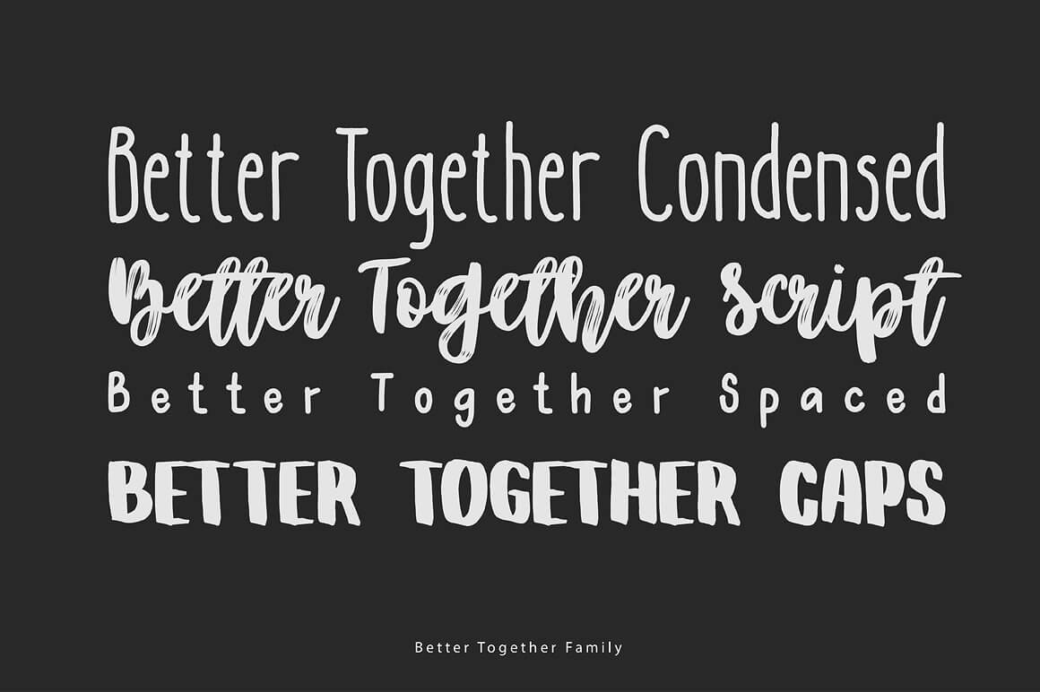 Better Together Font Family -3