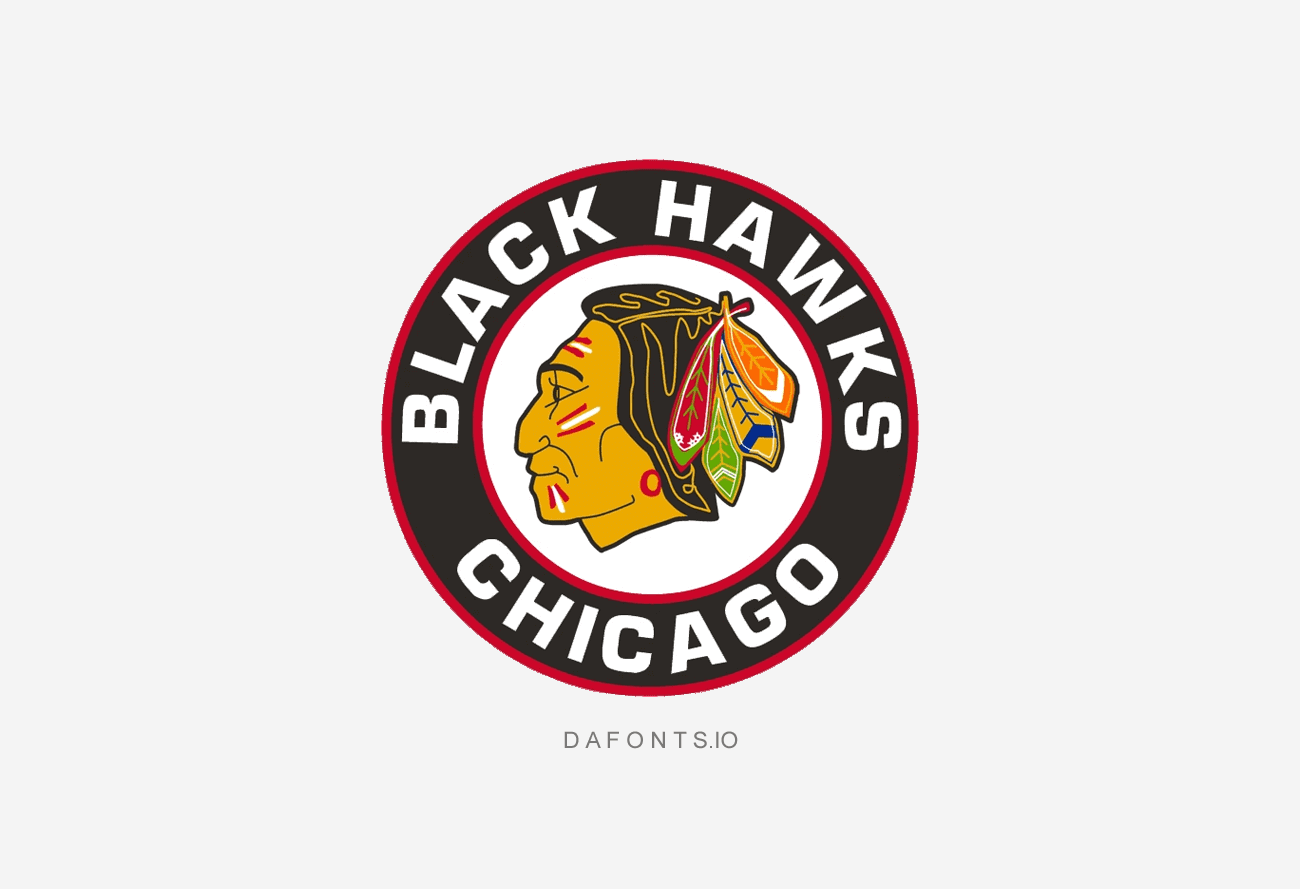 Chicago Blackhawks Font 1