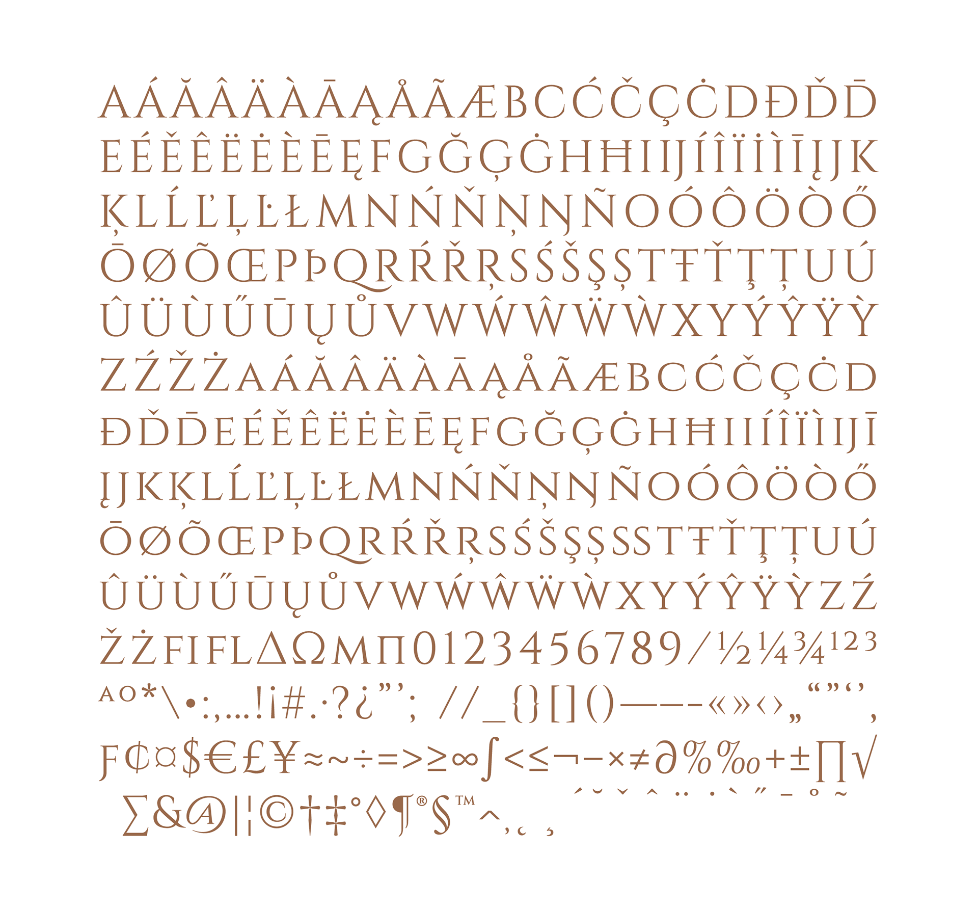 Cinzel Serif Font -3