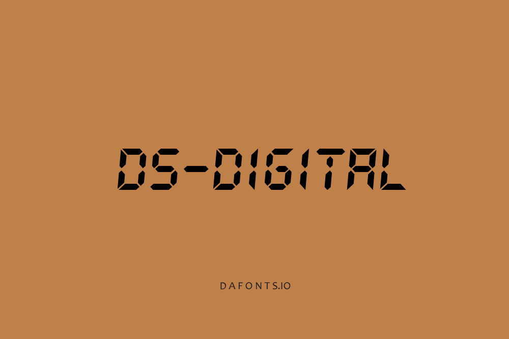 DS-Digital Font